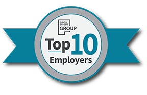 Top 10 employers logo